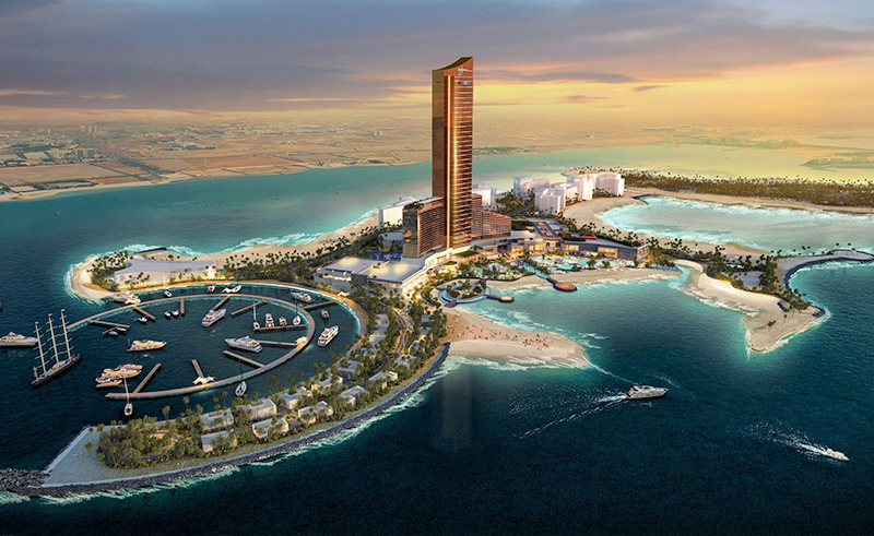 USD 4 Billion Wynn Al Marjan Island Resort Renders Revealed