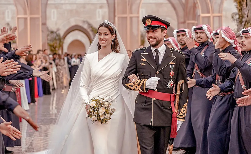 Arab Designs Making Regal Appearances at the Jordanian Royal Wedding