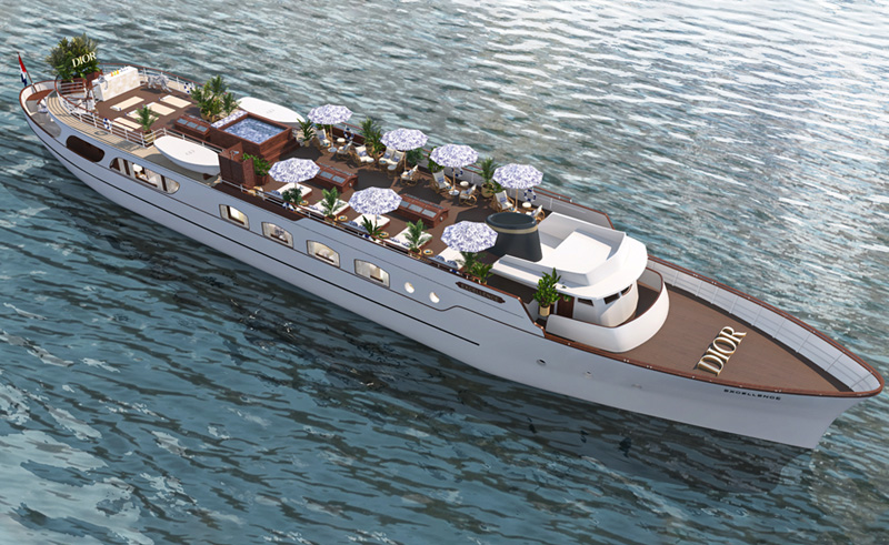 Dior Spa Cruise Will Set Sail on Paris' River Seine This July 