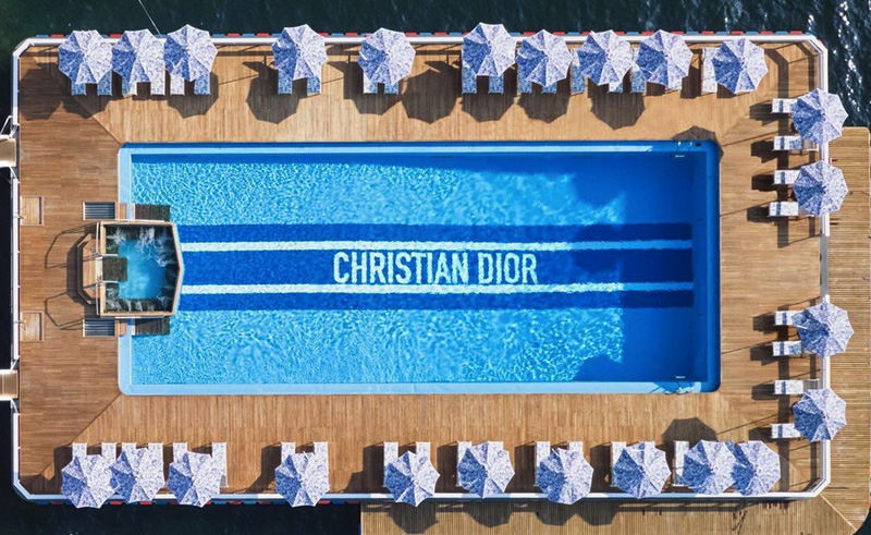 Lake Como’s Café Dior Celebrates The Label's Signature Toile de Jouy
