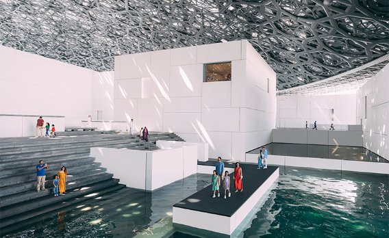 Walking Through Human History at the Louvre Museum Abu Dhabi