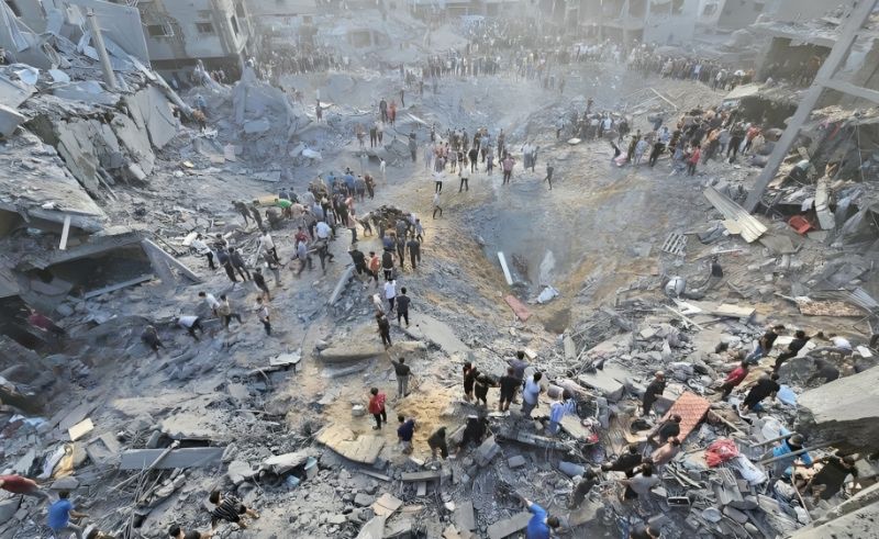 Israeli Forces Strike Gaza's Jabalia Refugee Camp Again