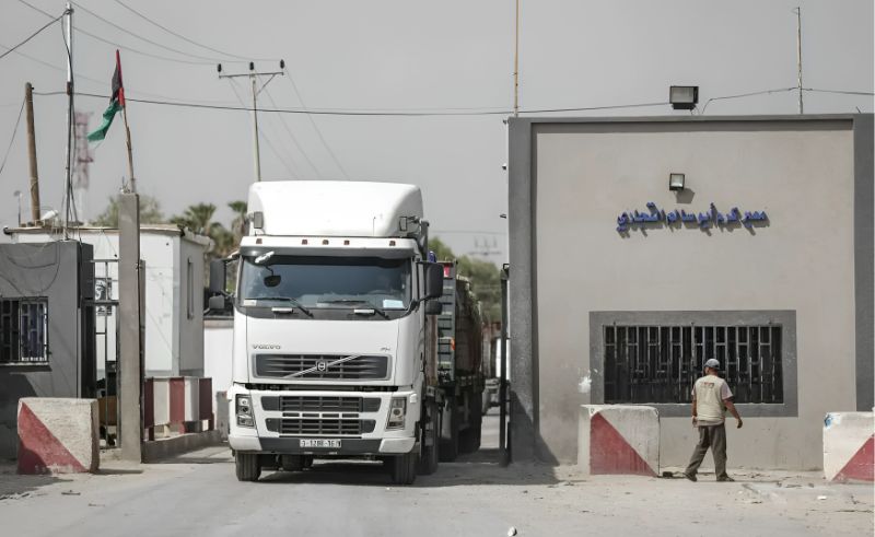 Aid to Gaza Now Delivered from Egypt Through Karm Abu Salem Crossing 