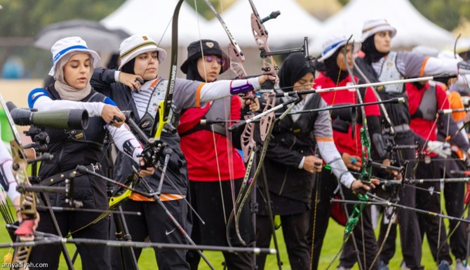 Saudi Wins Gold in Archery at Largest Regional Female Sporting Event