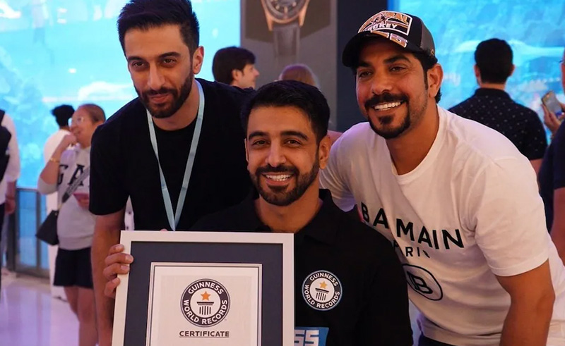 Faisal Al Mosawi Breaks Guinness World Record Diving in a Wheelchair
