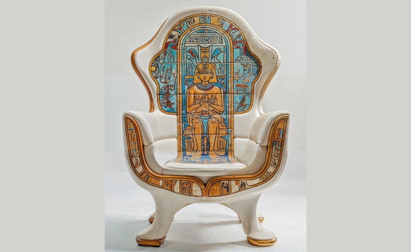 Hassan Ragab Explores AI-Generated Ancient Egyptian Chair Concepts