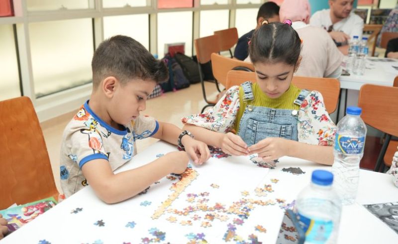 Record-Breaking Puzzle Assembled by 80 Children at Al-Nas Hospital