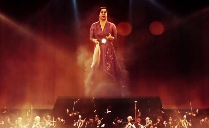 Umm Kulthoum Revived by Dubai Opera Holographic Performance June 18