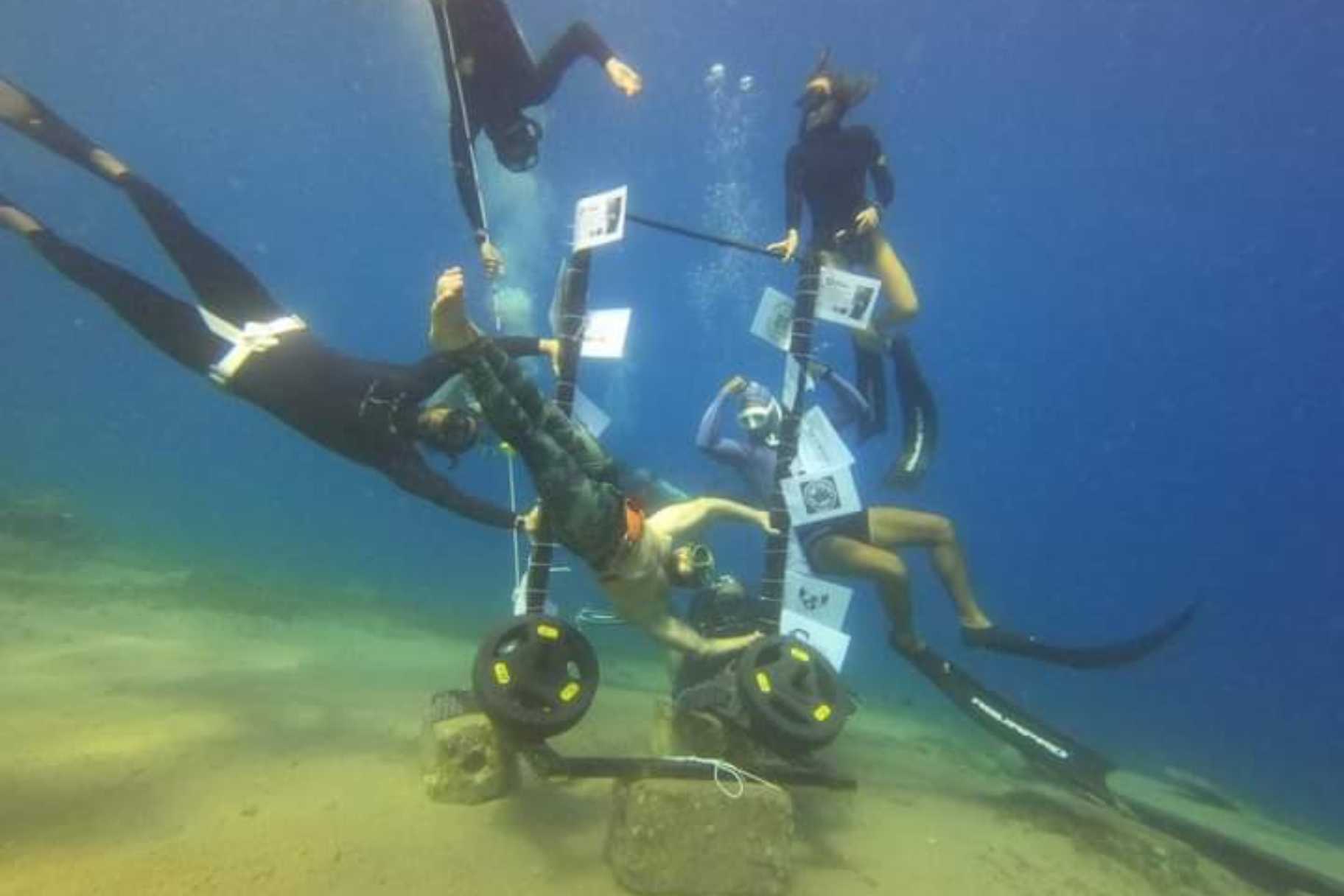 Egyptian Breaks Underwater Pull-Up World Record With 33 in One Breath