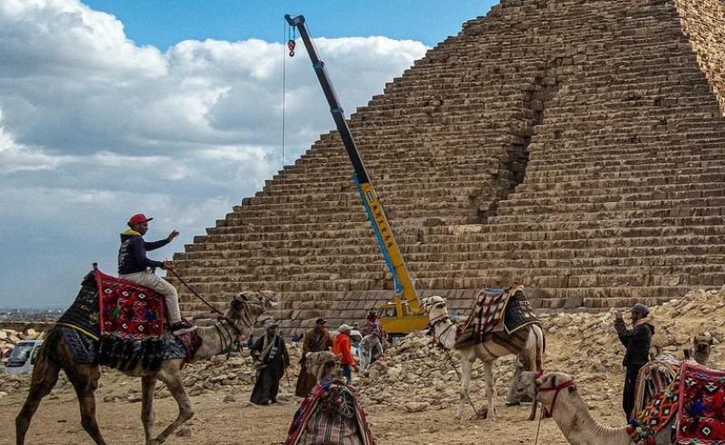 Renovations to Giza Pyramids Area Now Underway