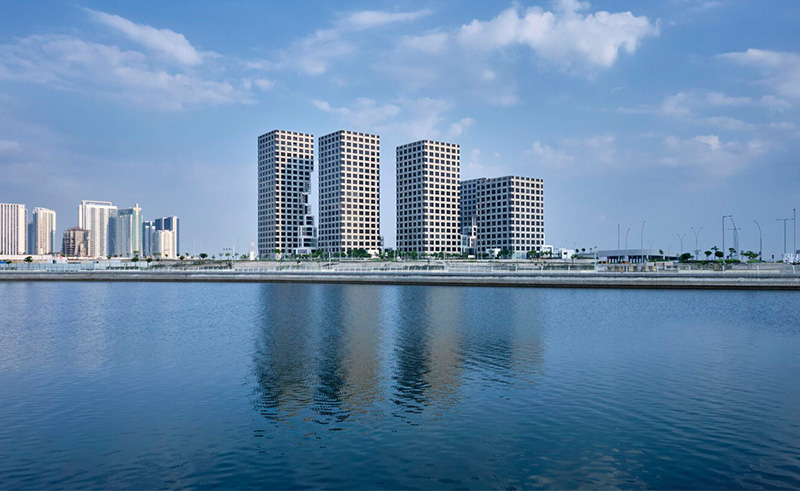 Abu Dhabi’s Latest Socially-Driven Housing is Made of Concrete Pixels