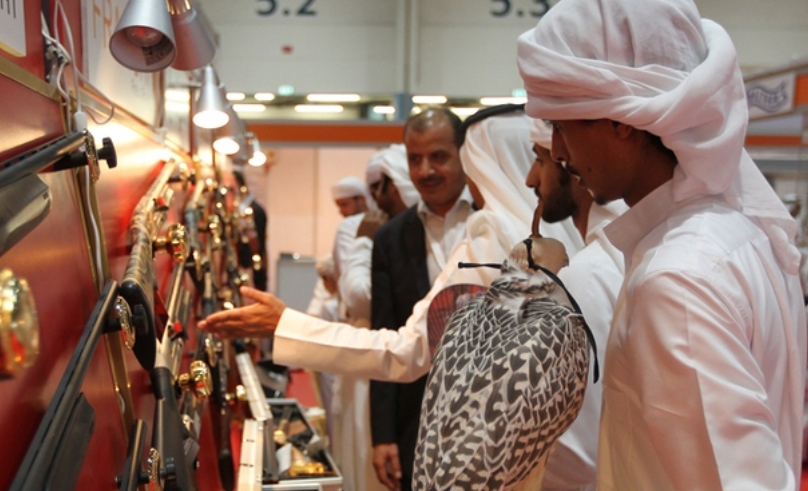 Pavilion Opened by Saudi Royal Reserve at Emirati Hunting Exhibition