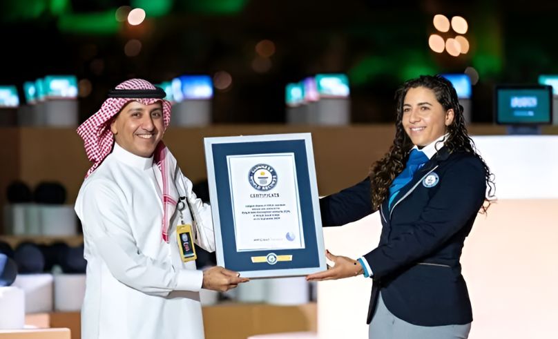 Diriyah Achieves Guinness World Record With Largest AI Display 