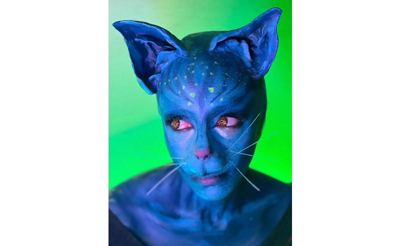 This Blue Cat in Alexandria is Making Offline Marketing Cool Again