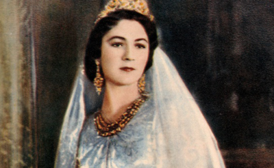 Styled Archives: Queen Farida’s Timeless Silver Wedding Dress