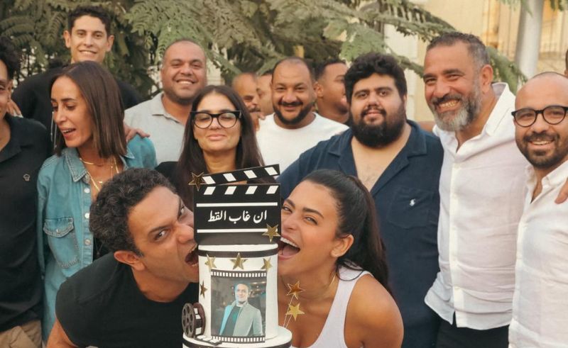 BTS of Asser Yassin and Asmaa Galal's New Film 'En Ghab Al Qot'