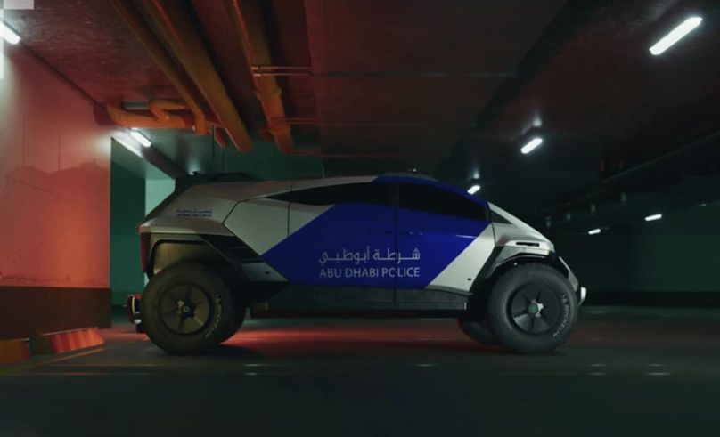 Abu Dhabi Police Unveil AI-Powered Self-Driving Patrol Car 