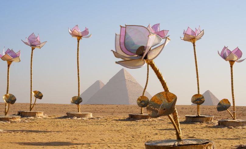 World Exclusive Reveal of 'Forever is Now IV' at the Pyramids of Giza