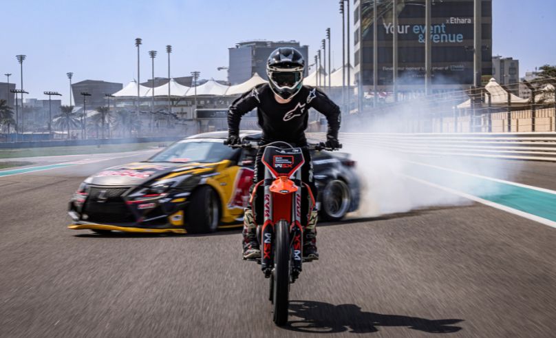 Daring Stunt Kicks Off the World Supercross Championship on Yas Island