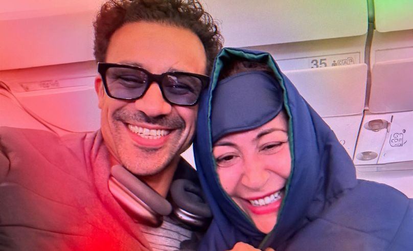 Menna Shalaby & Ahmed Dawood Promote ‘El Hawa Sultan’ in Saudi Arabia