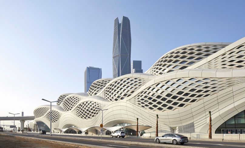 Zaha Hadid Architects’ King Abdullah Metro Station Opens in Riyadh