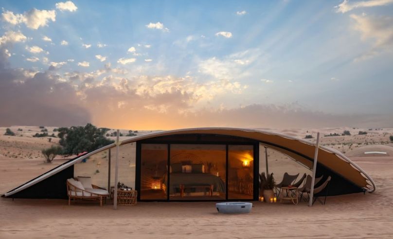  This Boutique Stay in Dubai Lets You Sleep Inside Nests in the Desert