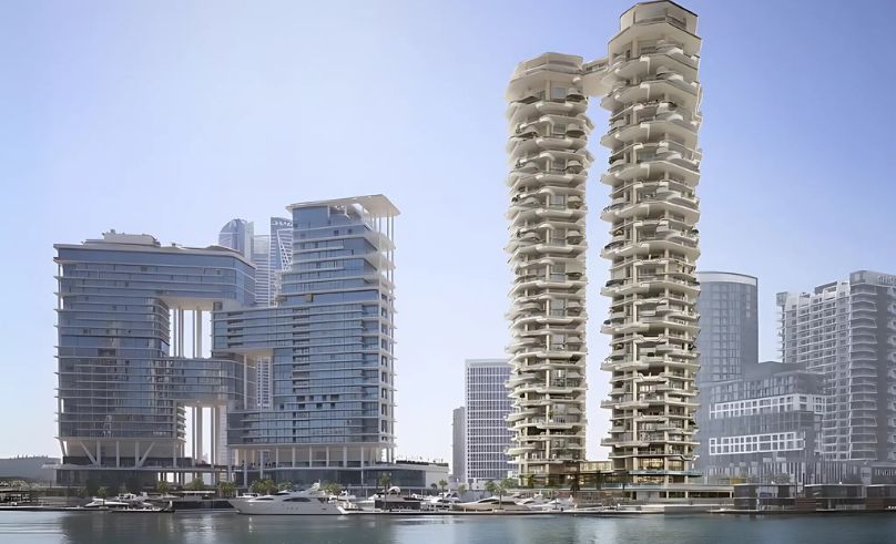 Foster + Partners Reveal New Luxury Towers With Panoramic Marina Views