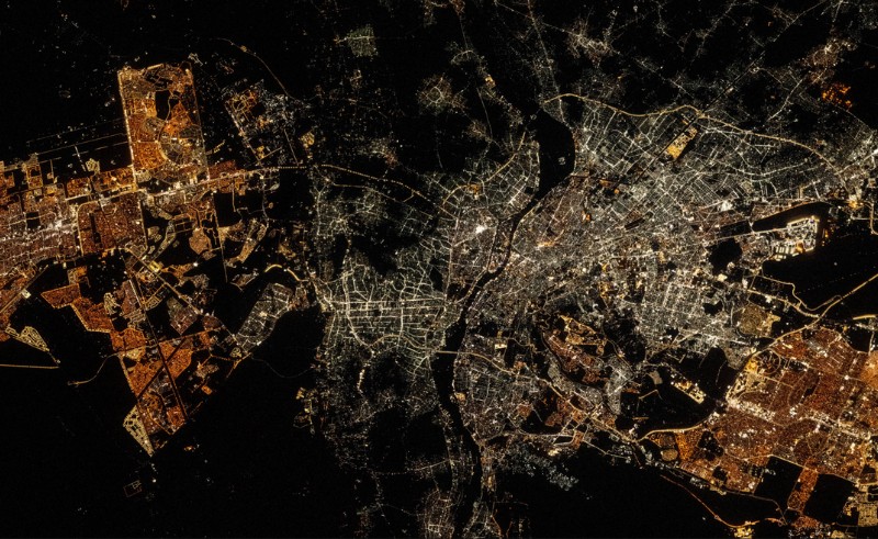 NASA's 'Image of the Day' Features Nighttime Panorama of Cairo