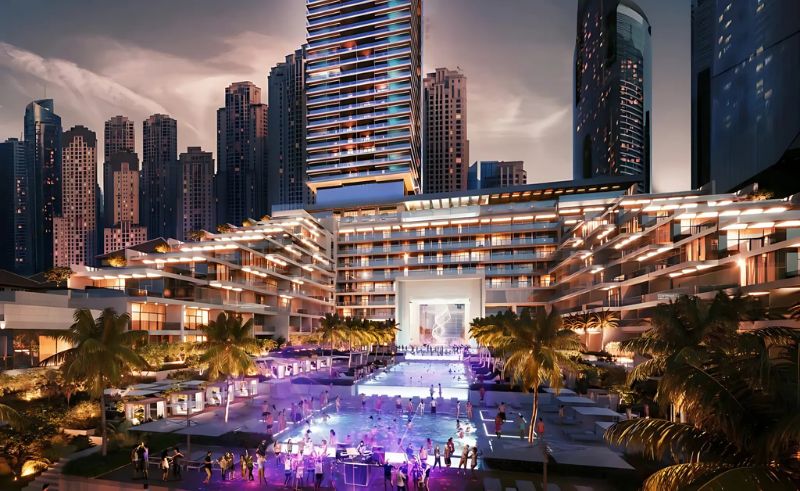 The New FIVE LUXE JBR in Dubai Lets You Sleep Right Where the Party Is