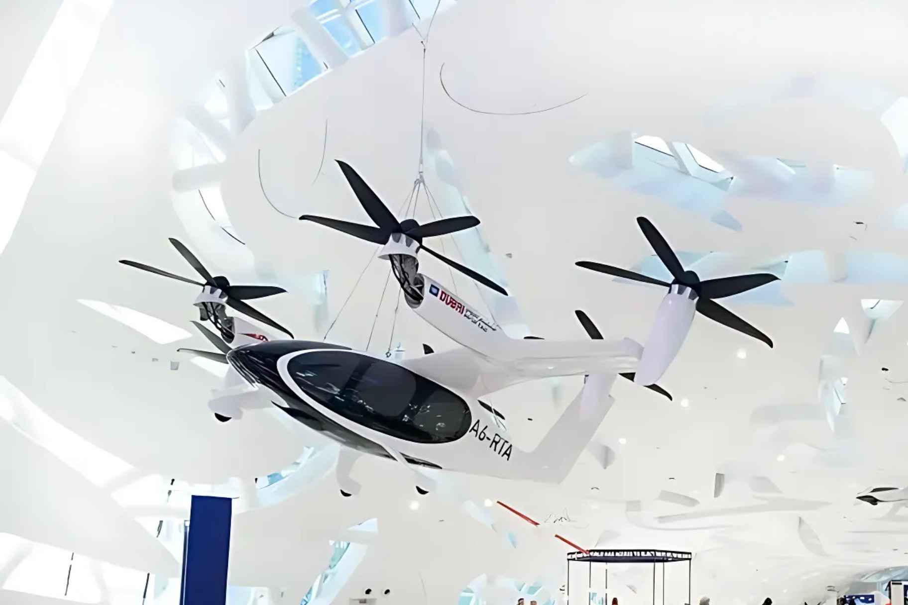 You Can Now See Dubai’s Flying Taxis at the Museum of the Future