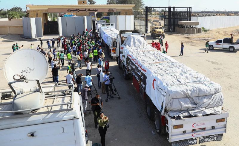 Egypt Delivers 7,200 Tonnes of Aid to Gaza for Ramadan