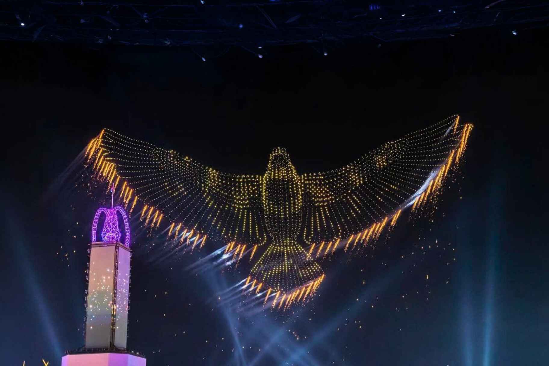 World Record for Largest Drone & Firework Display Set in Abu Dhabi