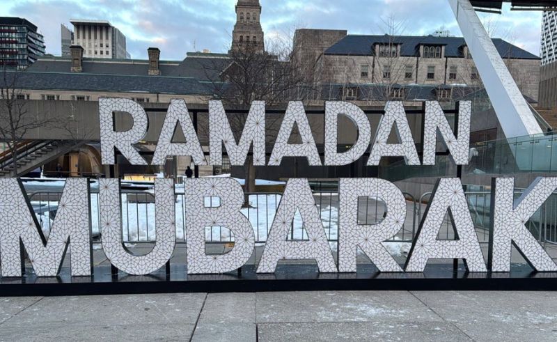 Spotted: Canada’s Installs First “Ramadan Mubarak” Sign in Toronto