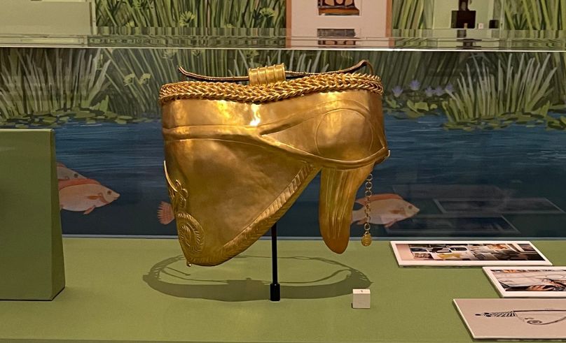 Azza Fahmy Eye Of Horus Bustier On Display at the Young V&A in London