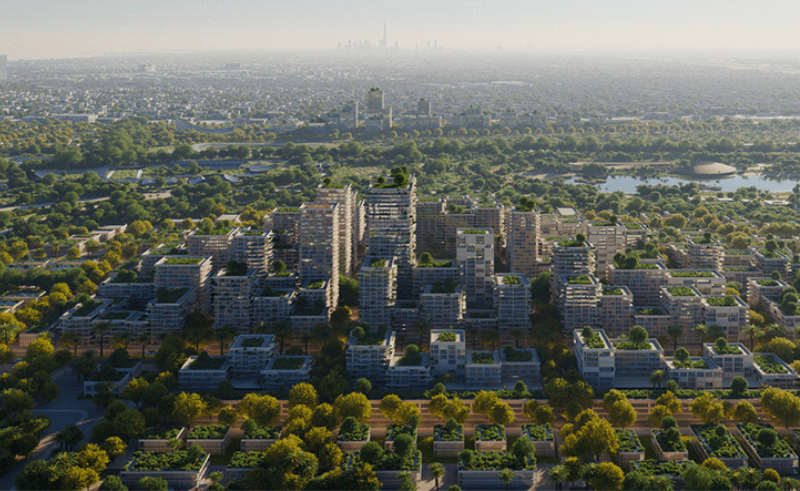 BIG Reimagines Dubai’s Jebel Ali Racecourse as an Urban Oasis