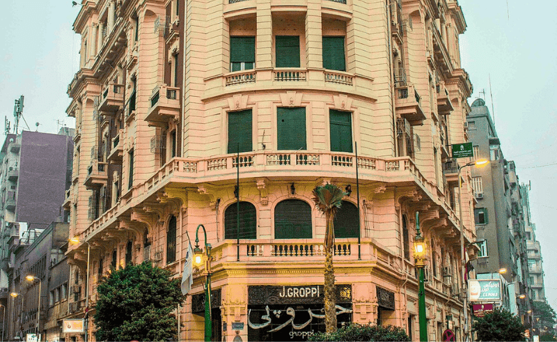 Downtown Cairo's Historic Groppi Café Undergoes Renovations
