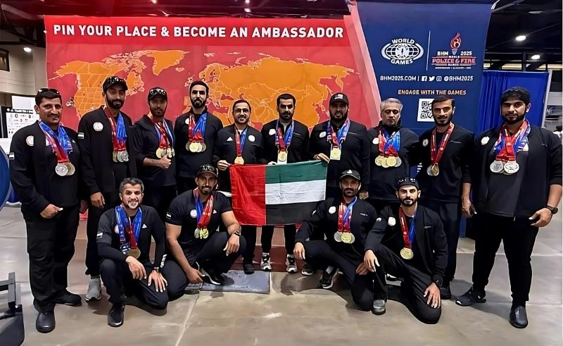 Abu Dhabi Police Win 97 Medals at Global Games in Alabama