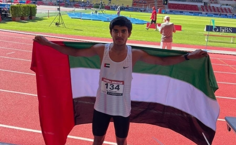 UAE Runner Mohammed Al Musabbi Wins Gold at Monaco Diamond League