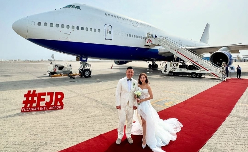 Aviation Influencer Marries Aboard Boeing 747 Over the UAE