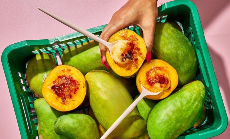 You Can Now Scoop Crème Brûlée From a Fresh Mango at Tortina