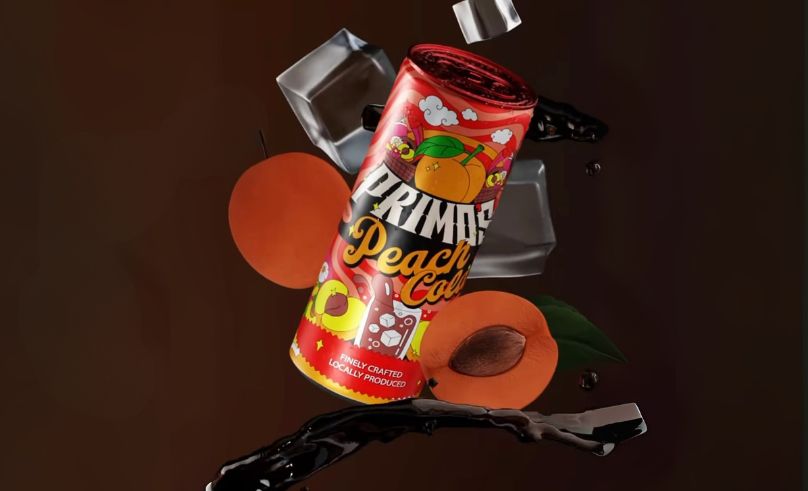 Primo’s Pizza Launches Peach Cola & Blue Island Soda