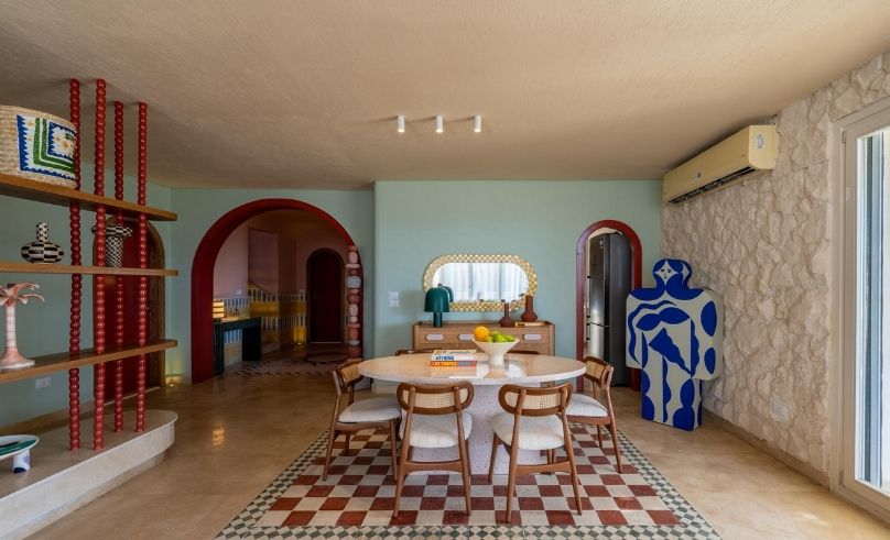 This Summer House is a Mediterranean Eclectic Delight on the North Coa