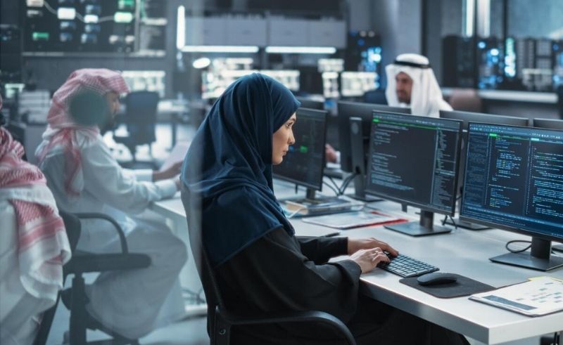 Saudi Digital Workforce Grows to 389,000 With Record Female Employment