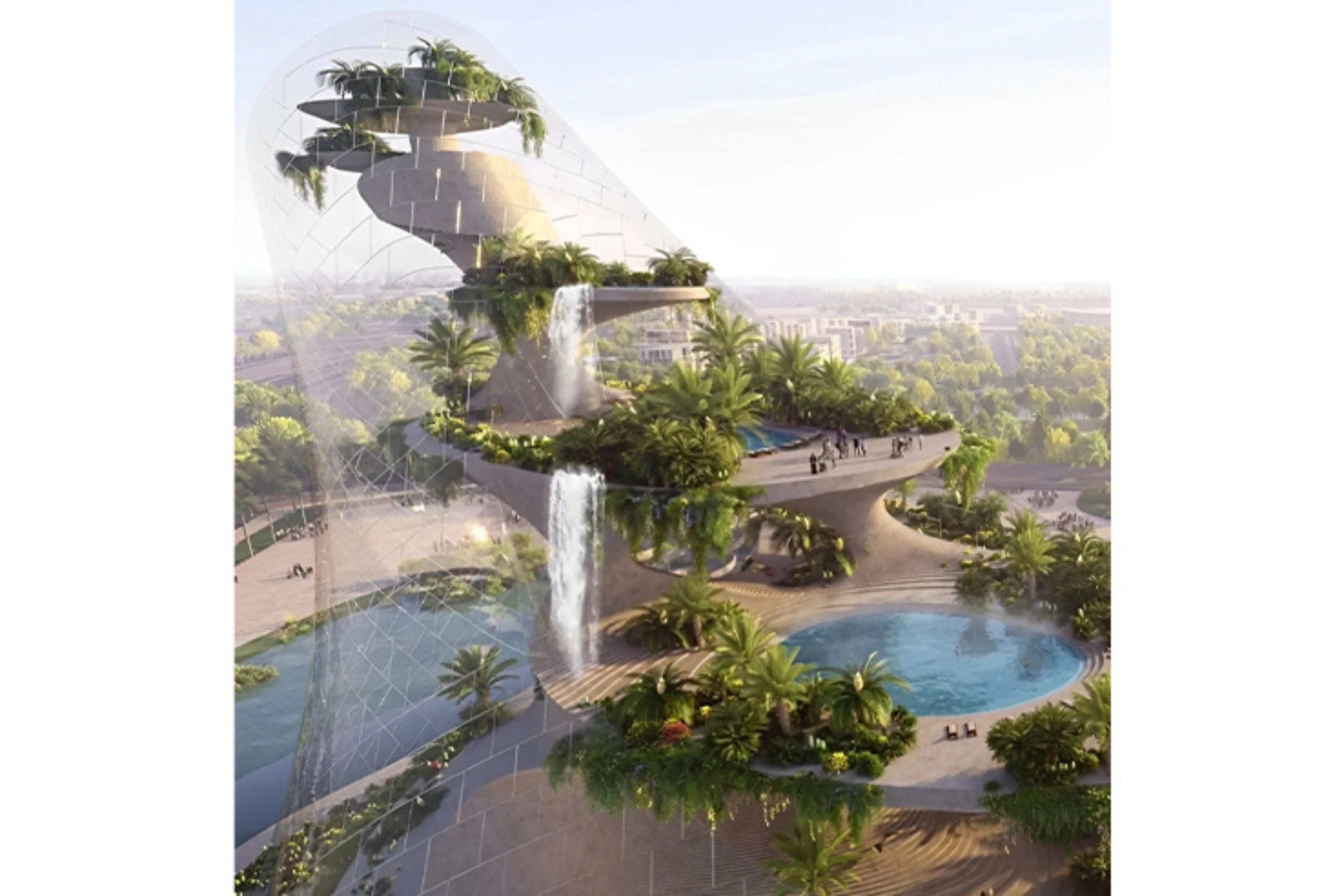 Dubai’s Floating Oasis: Therme Wellness Resort Design Unveiled